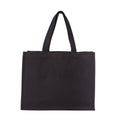 Black - Front - Nutshell Premium Canvas Shopper