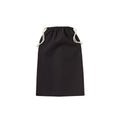Black - Front - Nutshell Recycled Cotton Drawstring Bag