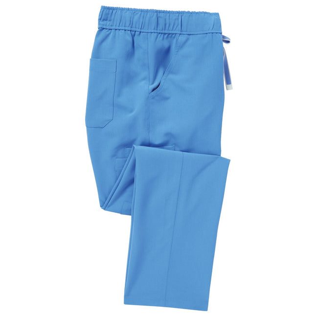 Ceil Blue - Back - Premier Mens Onna-Stretch Cargo Pants