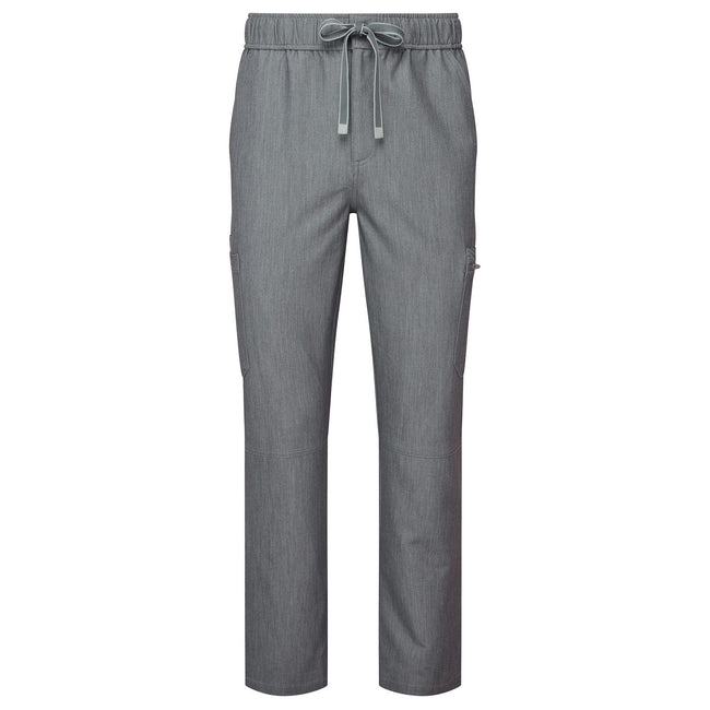 Dynamo Grey - Front - Premier Mens Onna-Stretch Cargo Pants