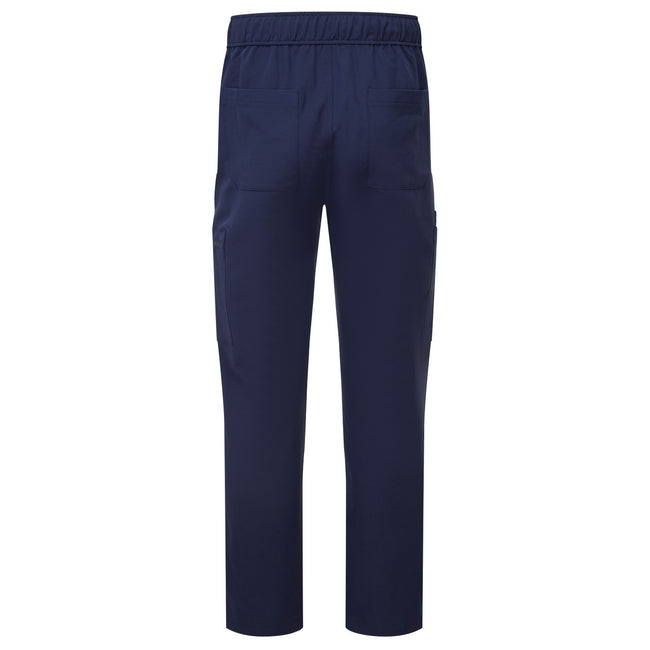 Navy - Back - Premier Mens Onna-Stretch Cargo Pants