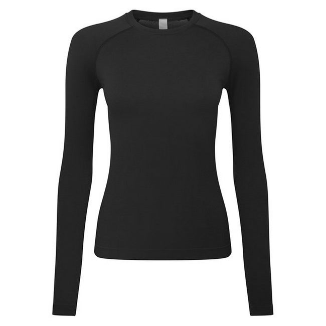 Black - Front - Onna Womens-Ladies Unstoppable Plain Base Layer Top