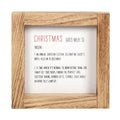 White-Brown - Front - Something Different Definition Wooden Christmas Door Sign