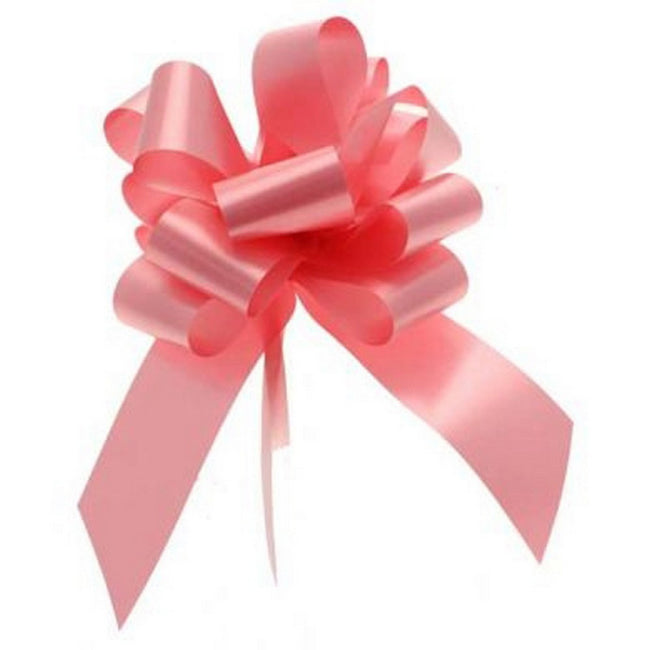 Pink - Front - Apac 2 Inch Pull Bows (Pack Of 20)