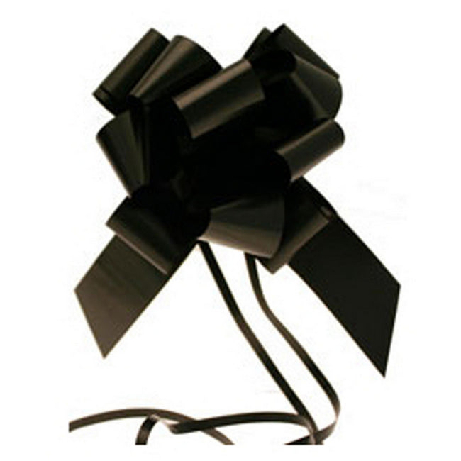 Black - Front - Apac 2 Inch Pull Bows (Pack Of 20)