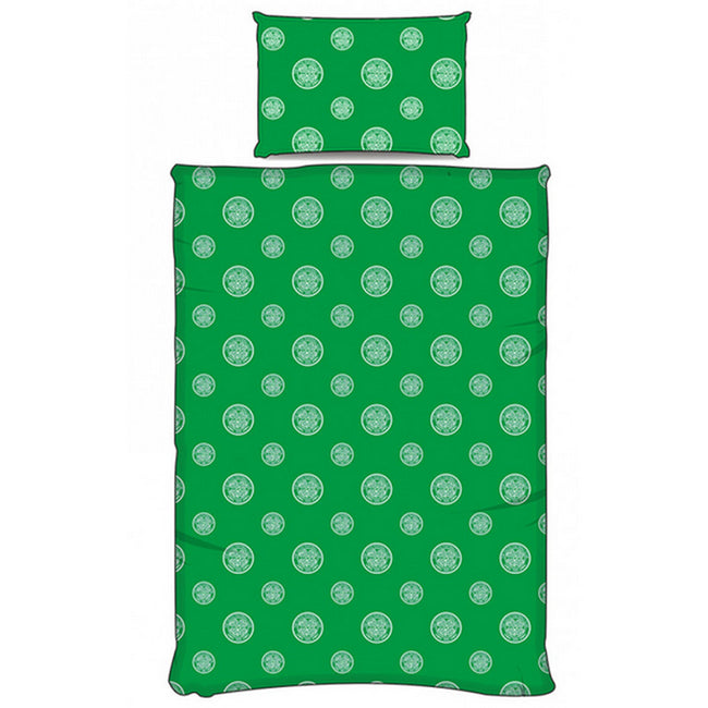 Green - Back - Celtic FC Official Pulse Single Duvet Set