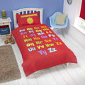 Multicolored - Front - Rapport Bedtime Learning Toddler Reversible Twin Duvet Set