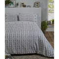 Gray - Back - Arran Double Duvet Set