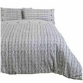Gray - Front - Arran Double Duvet Set