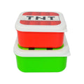 Red-Green-White - Back - Minecraft Pixel Lunch Pot (Pack of 2)