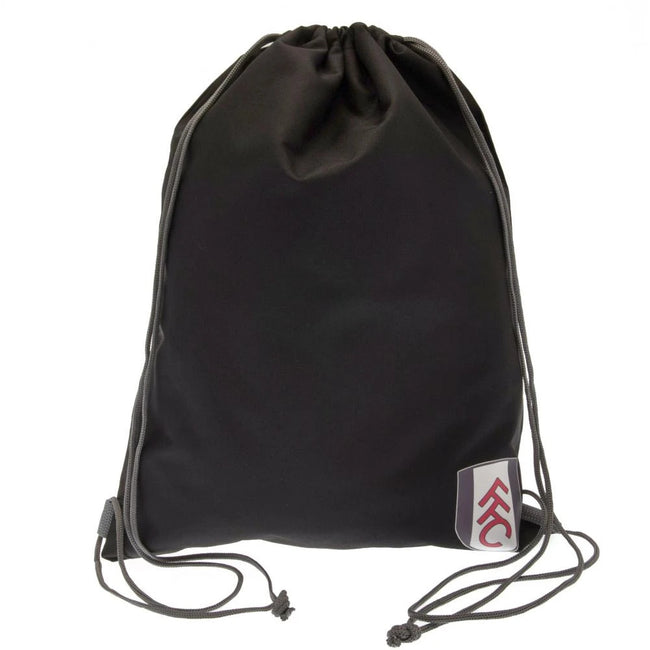 Black - Front - Fulham FC Crest Bag