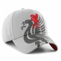 Gray-Red - Pack Shot - Liverpool FC Liver Bird Baseball Cap
