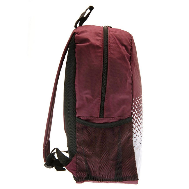 Claret Red-White - Side - Aston Villa FC Fade Knapsack