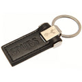 Black-Silver - Back - Tottenham Hotspur FC Leather Keychain