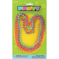 Multicolored - Front - Unique Party Beaded Necklace (Pack of 4)