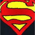 Multicolored - Back - Superman Childrens-Boys Official Logo Roll Down Beanie Hat