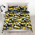 Blue-Yellow-Black - Back - Batman Reversible Camo Duvet Set