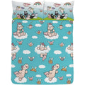 Blue-Pink - Side - Theodor & Friends Unicorn Duvet Set