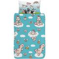 Blue-Pink - Front - Theodor & Friends Unicorn Duvet Set