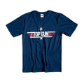 Navy Blue-Gray - Back - Top Gun Mens Logo Cuffed Pajama Set