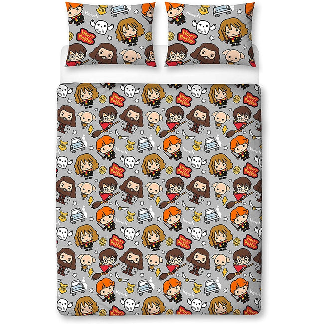 Multicolored - Front - Harry Potter Term Time Reversible Duvet Set