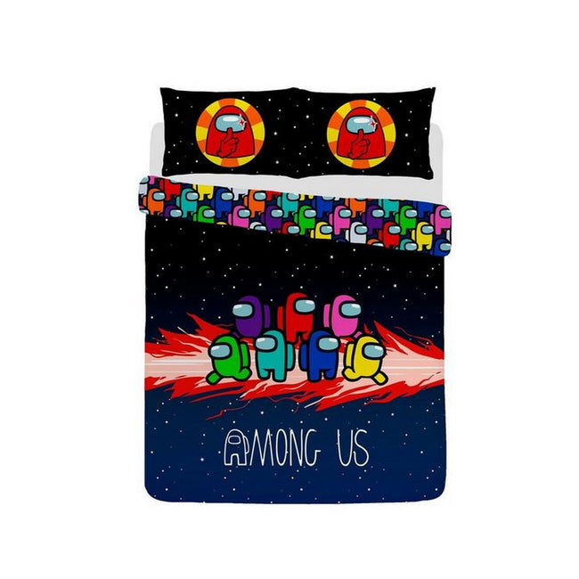 Multicolored - Front - Among Us Space Duvet Set