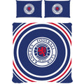 Royal Blue-White-Red - Front - Rangers FC Pulse Duvet Set
