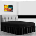 Black - Front - Gaveno Cavailia Fitted Valance