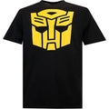 Black-Gray - Back - Transformers Mens Logo Pajama Set