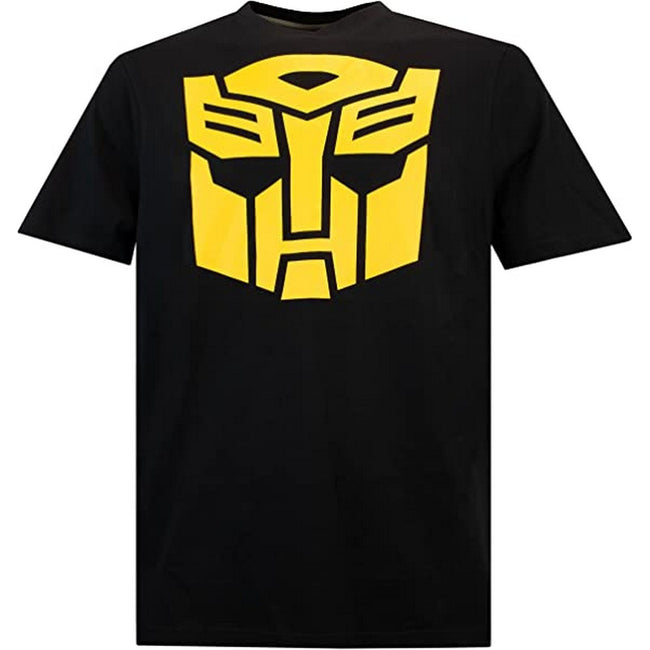Black-Gray - Back - Transformers Mens Logo Pajama Set