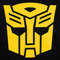 Black-Gray - Side - Transformers Mens Logo Pajama Set
