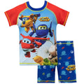 Red-Blue - Front - Super Wings Boys Characters Wetsuit
