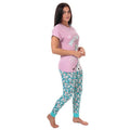 Pink-Blue-White - Pack Shot - Frozen Womens-Ladies Olaf Pajama Set
