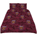 Maroon-Blue-Yellow - Front - West Ham United FC Player Duvet Set