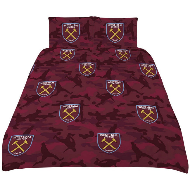 Maroon-Blue-Yellow - Front - West Ham United FC Player Duvet Set