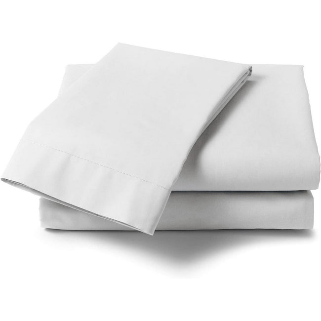 Pastel White - Front - Percale Flat Sheet