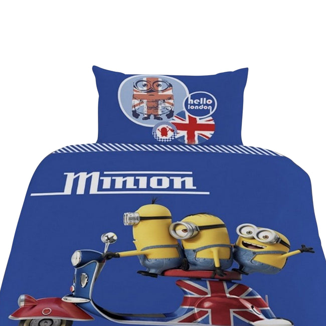 Blue - Back - Despicable Me Mania Duvet Set