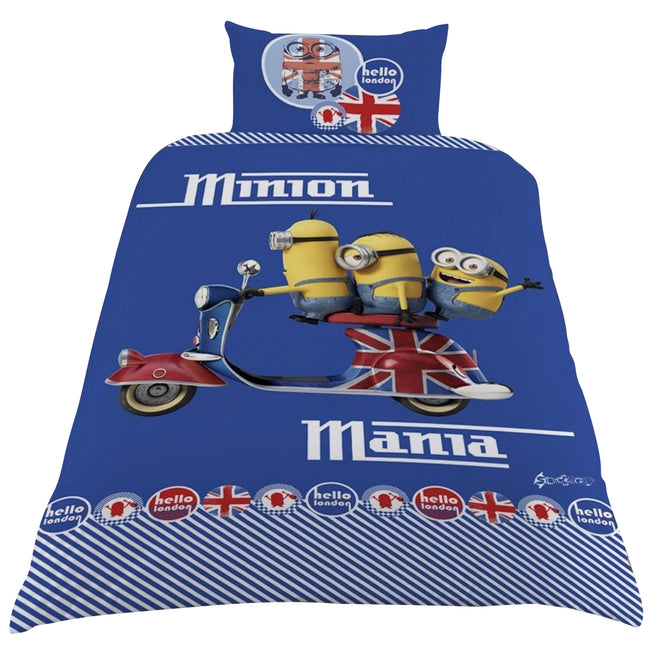 Blue - Front - Despicable Me Mania Duvet Set