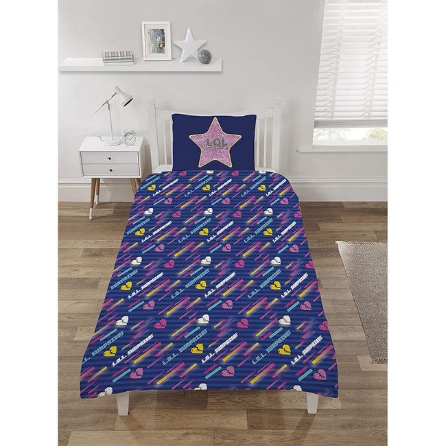 Navy-White-Light Blue - Back - LOL Surprise Hollywood´ Duvet Set