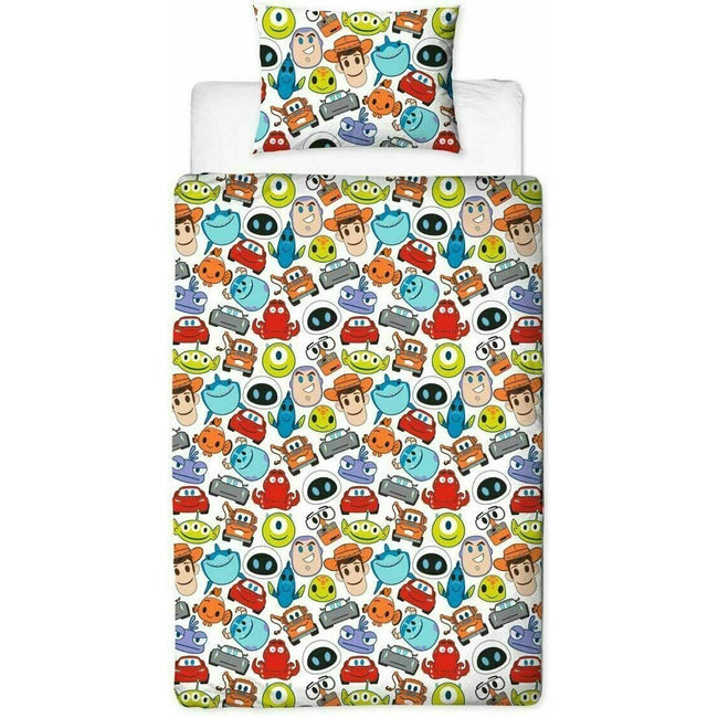 Multicolored - Back - Disney Pixar Emoji Duvet Cover Set