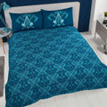 Black-Cyan - Side - Assassins Creed Valhalla Double Duvet Set