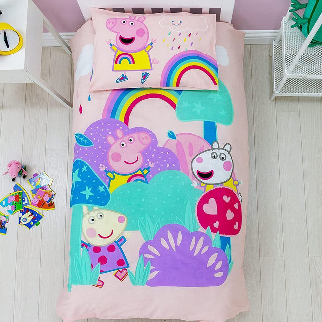 Pink - Back - Peppa Pig Storm Duvet Set