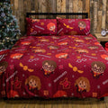 Red-Orange - Lifestyle - Harry Potter Charming Reversible Christmas Duvet Set