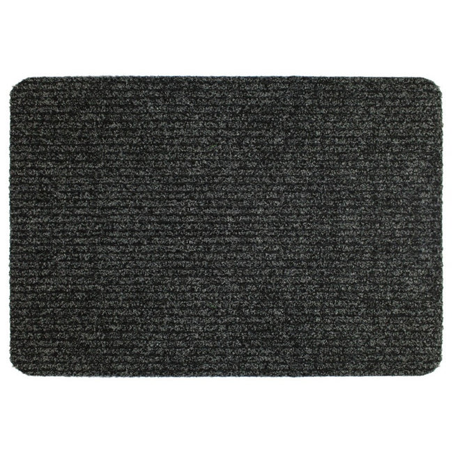 Anthracite - Front - Groundsman Basic Ribbed Door Mat