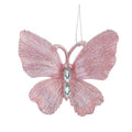 Pink - Front - Davies Products Butterfly Bauble