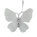 White - Front - Davies Products Butterfly Bauble