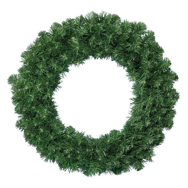 Green - Front - Kaemingk Imperial Christmas PVC Pine Wreath
