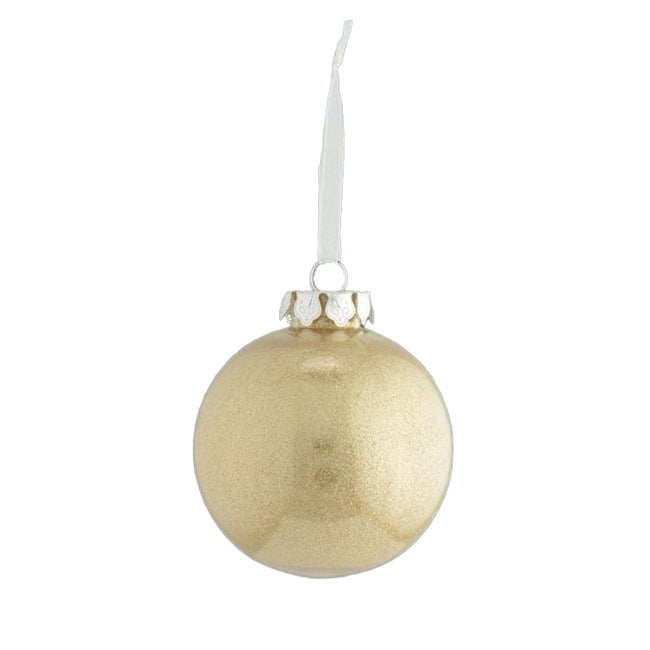 Champagne - Front - Davies Products Lametta Bauble