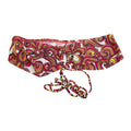 Orange Swirl Design - Front - Clearance Speedo Womens-Ladies Patterned Bikini Top