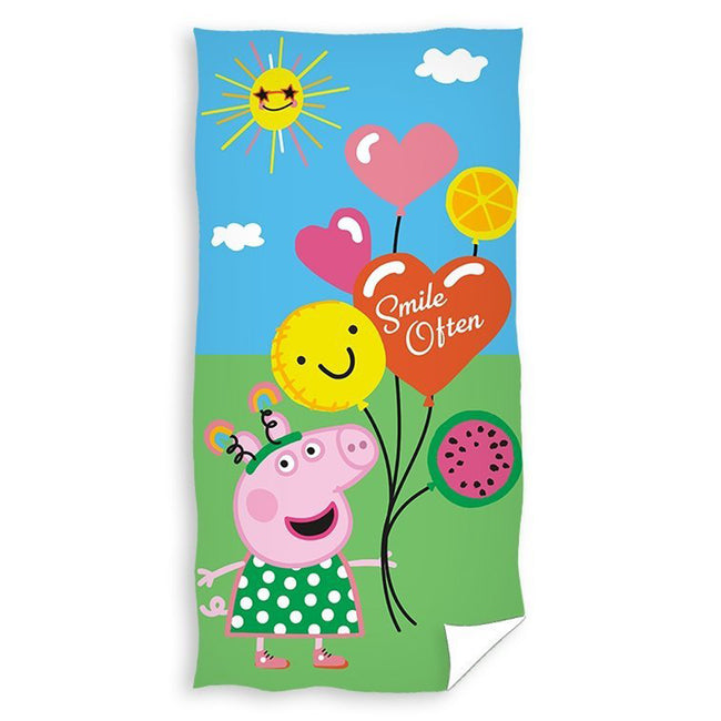 Multicolored - Front - Peppa Pig Smile Often Beach Towel